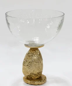 Inspire Me! Home Decor Gold Geode Base Pedestal Bowl