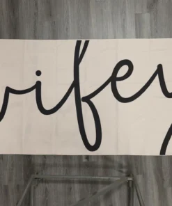 Inspire Me! Home Decor BATHROOM Wifey Pink Beach Towel