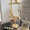 Inspire Me! Home Decor WALL ART & MIRRORS Gold Branch Design Table Mirror