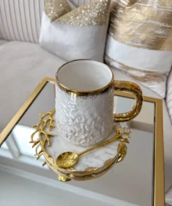 Inspire Me! Home Decor Round Marble Detailed Trivet (2 Styles)