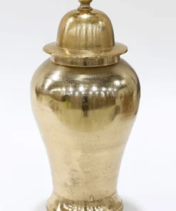 Inspire Me! Home Decor Gold Metal Ginger Jar