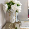 Inspire Me! Home Decor Cream Real Touch Peony Stem