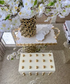 Inspire Me! Home Decor Studded Decorative Wood Boxes (4 Colors)