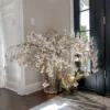 Inspire Me! Home Decor Floral Stems 58" White Cascading Cherry Blossom Stem