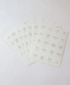 Inspire Me! Home Decor Gold Square Spice Labels