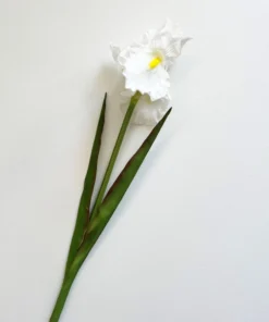 Inspire Me! Home Decor Real Touch White Iris Stem