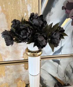 Inspire Me! Home Decor 19" Black Peony Stem