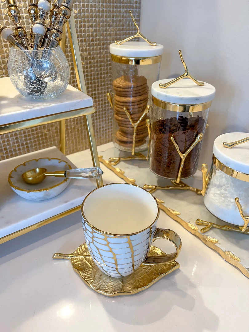 Inspire Me! Home Decor Metal Leaf Tray (2 Sizes)