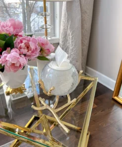 Inspire Me! Home Decor Large Branch Vase With Crackled Glass (2 Colors)