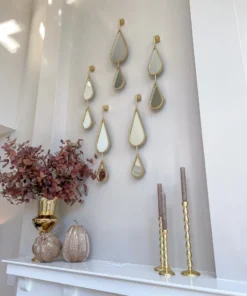 Inspire Me! Home Decor WALL ART & MIRRORS Teardrop Mirrors (Set Of 5) (2 Colors)