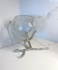 Inspire Me! Home Decor Large Branch Vase With Crackled Glass (2 Colors)