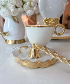 Inspire Me! Home Decor Gold Snuffer With Chain Links Design