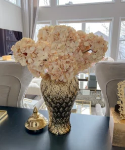 Inspire Me! Home Decor 30" Beige Hydrangea Stem