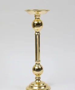 Inspire Me! Home Decor Gold Bead Detailed Candleholder (3 Sizes)