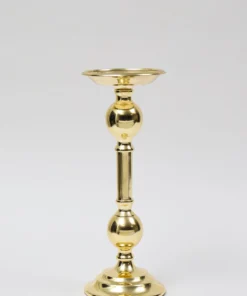 Inspire Me! Home Decor Gold Bead Detailed Candleholder (3 Sizes)