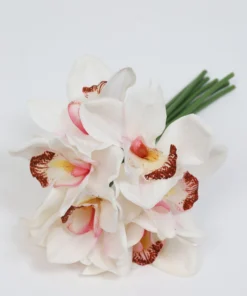 Inspire Me! Home Decor Real Touch Cymbidium Bundle (2 Colors)