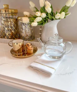 Inspire Me! Home Decor Glass Teapot With Loose Tea Infuser KITCHEN