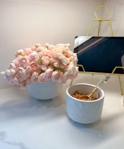 Inspire Me! Home Decor Floral Stems Mini Ranunculus Bundle (3 Colors)