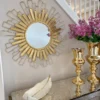 Inspire Me! Home Decor Gold Foil Sunburst Mirror
