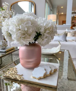 Inspire Me! Home Decor Pink Shimmer Vase