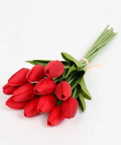 Inspire Me! Home Decor Real Touch Tulip Bouquet (8 Colors)