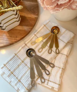 Inspire Me! Home Decor Measuring Spoons With Loop Handle (2 Colors)