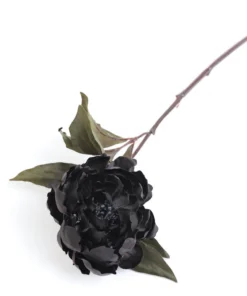 Inspire Me! Home Decor 19" Black Peony Stem