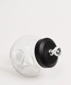 Inspire Me! Home Decor KITCHEN Glass Canister With Diamond Knob (3 Sizes)