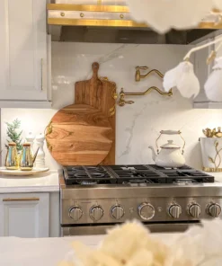 Inspire Me! Home Decor Large Wood Charcuterie Board Leaf Design (2 Styles)