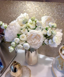 Inspire Me! Home Decor Floral Stems Ranunculus Bundle Stem (2 Colors)