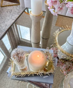 Inspire Me! Home Decor Rectangular Decorative Mirror Tray