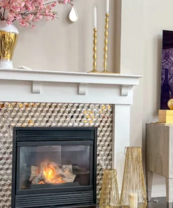 Inspire Me! Home Decor Gold Lanterns (2 Sizes)