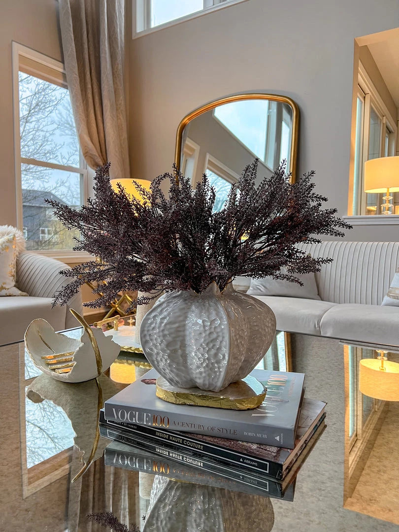 Inspire Me! Home Decor Faux Dried Blush Tones Grass Stem (2 Colors)