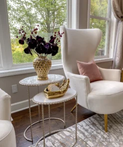 Inspire Me! Home Decor Gold Hand Coaster Holder