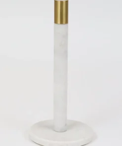 Inspire Me! Home Decor Paper Towel & Napkin Holders Marble And Brass Paper Towel Holder