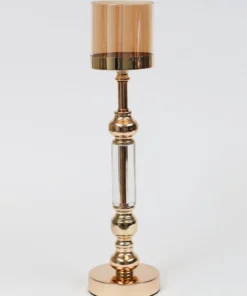 Inspire Me! Home Decor Classic Elegant Hurricane Candle Sticks (Set Of 3)