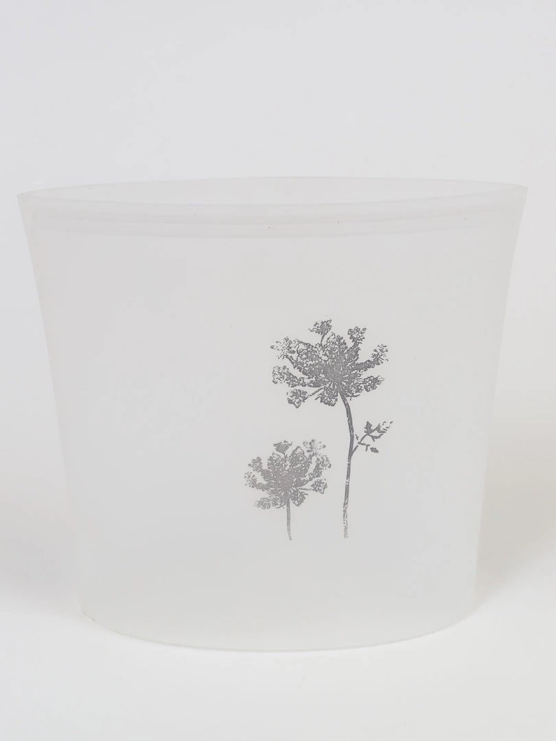 Inspire Me! Home Decor Wild Flower Silicone Reusable Bags (Set Of 3) KITCHEN