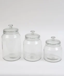 Inspire Me! Home Decor Oversized Glass Jars (3 Sizes)