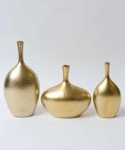 Inspire Me! Home Decor Slim Neck Hammered Texture Vase (3 Sizes)