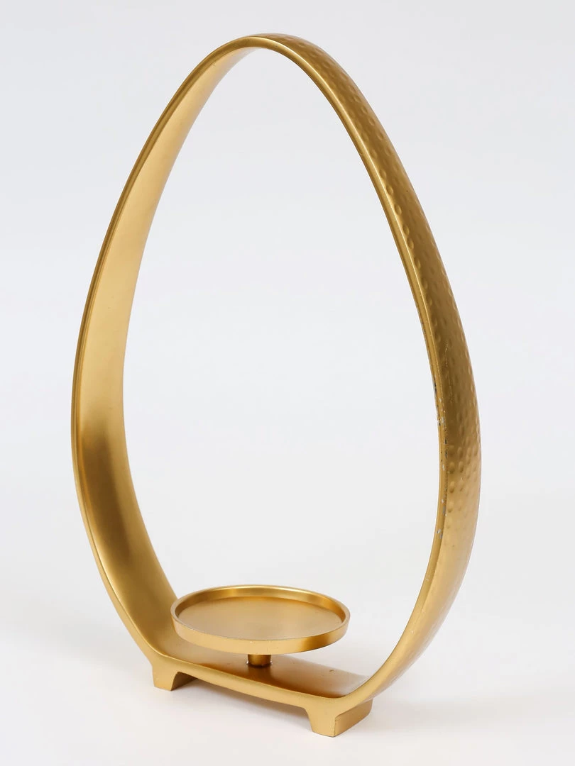 Inspire Me! Home Decor Gold Teardrop Candle Holders (2 Sizes)