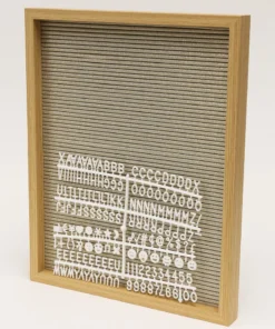 Inspire Me! Home Decor Gold Letter Board W/ Wood Frame