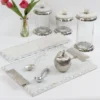 Inspire Me! Home Decor Silver Coffee Station Bundle Set