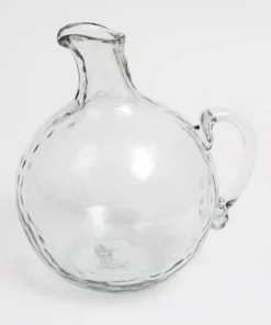 Inspire Me! Home Decor Pebbled Glass Globe Pitcher