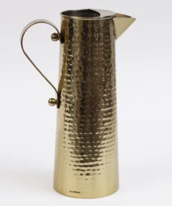 Inspire Me! Home Decor Gold Hammered Texture Pitcher (2 Sizes)