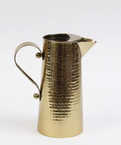 Inspire Me! Home Decor Gold Hammered Texture Pitcher (2 Sizes)