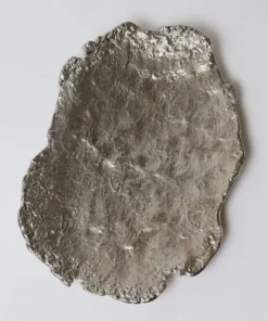 Inspire Me! Home Decor Metal Textured Edge Tray (2 Colors) Gold