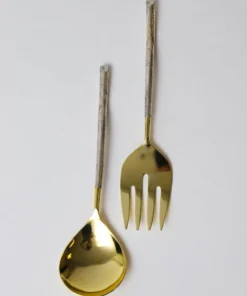 Inspire Me! Home Decor Gold And Silver Serving Spoons