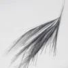 Inspire Me! Home Decor Black & Silver Glitter Faux Feathers Stem