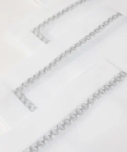 Inspire Me! Home Decor Set Of 4 Embroidered Border Napkins (2 Colors)