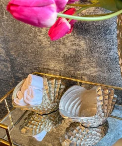 Inspire Me! Home Decor 10" Metal Shell (2 Colors)